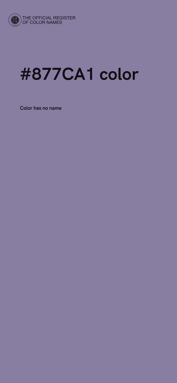 #877CA1 color image
