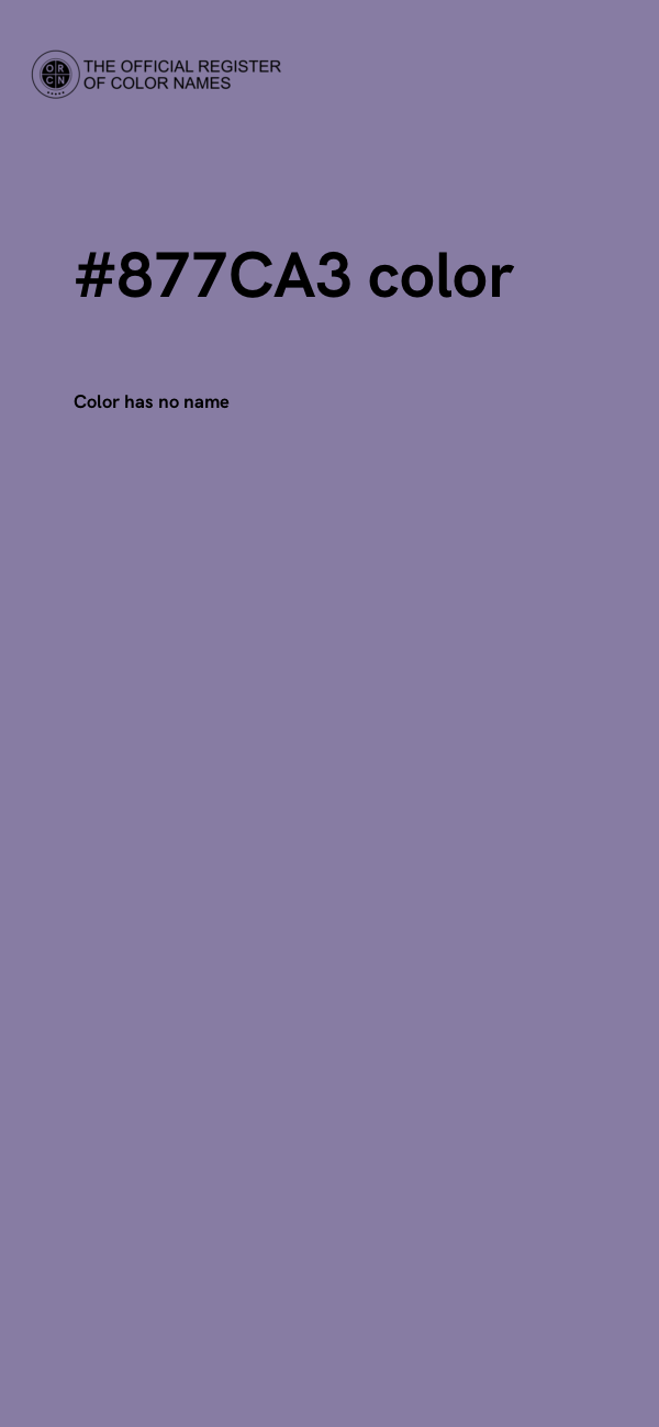 #877CA3 color image
