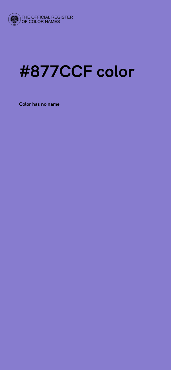 #877CCF color image