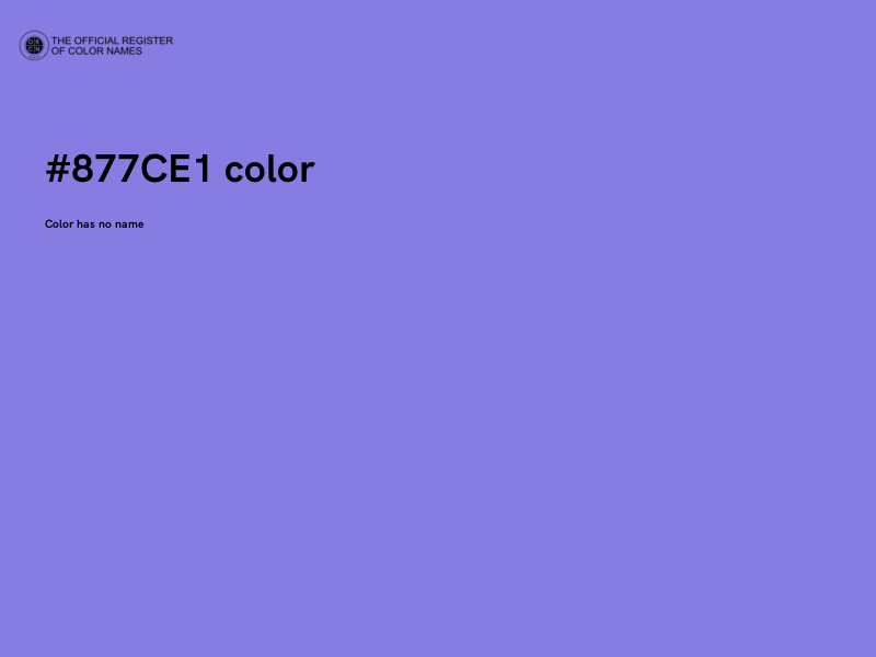 #877CE1 color image