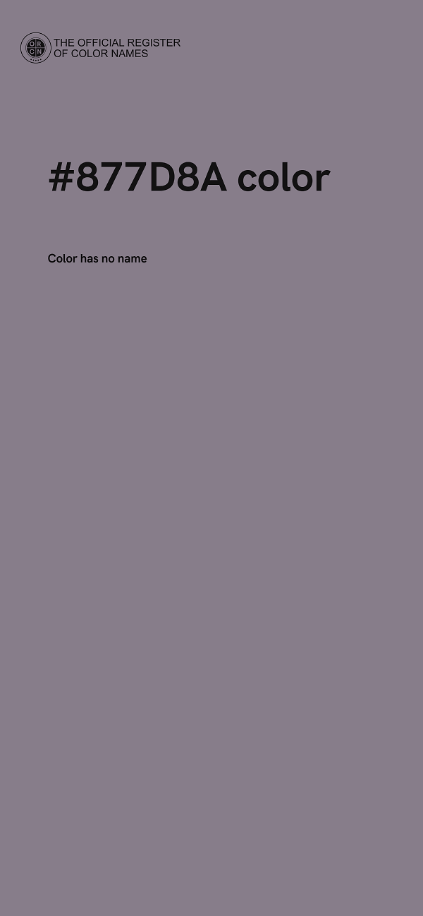#877D8A color image