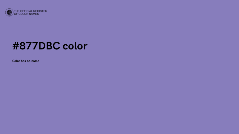 #877DBC color image