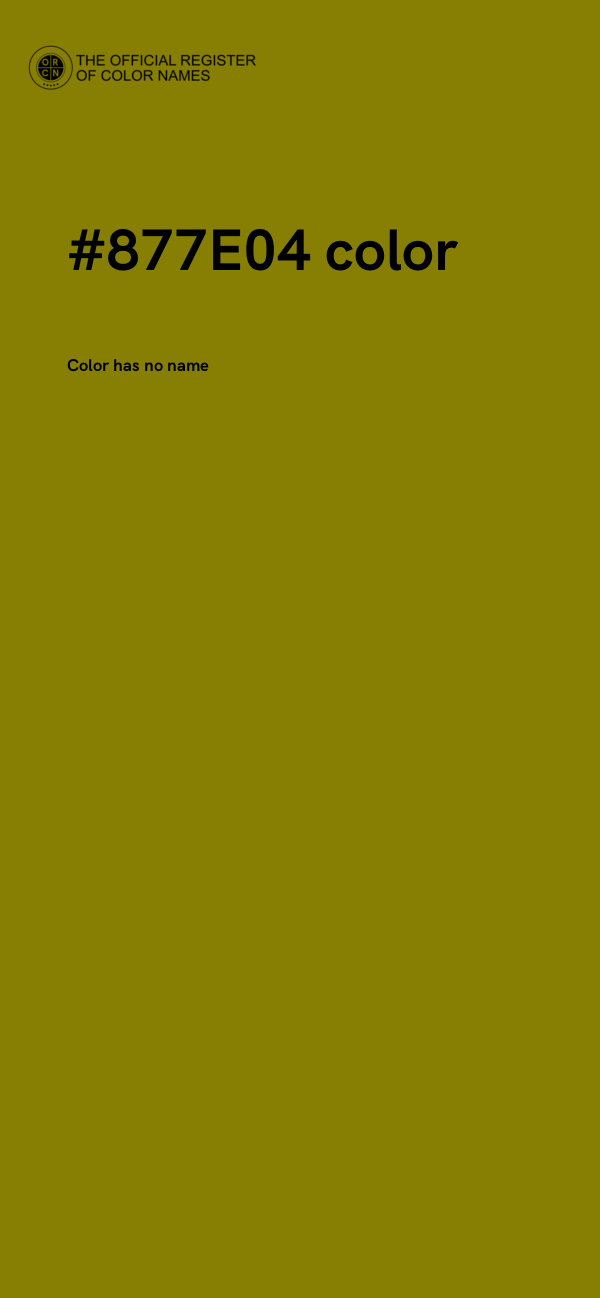 #877E04 color image