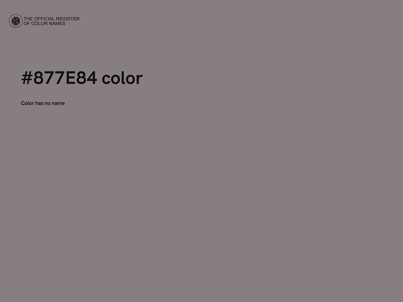#877E84 color image
