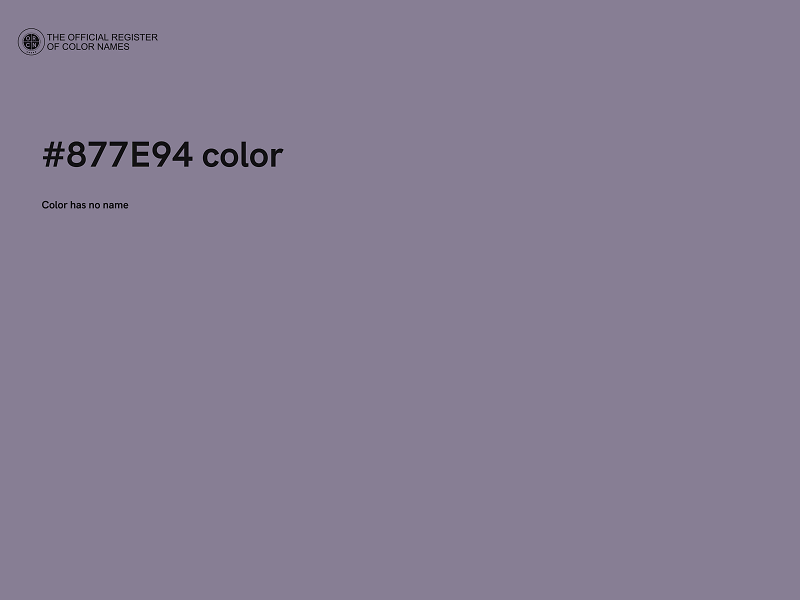 #877E94 color image