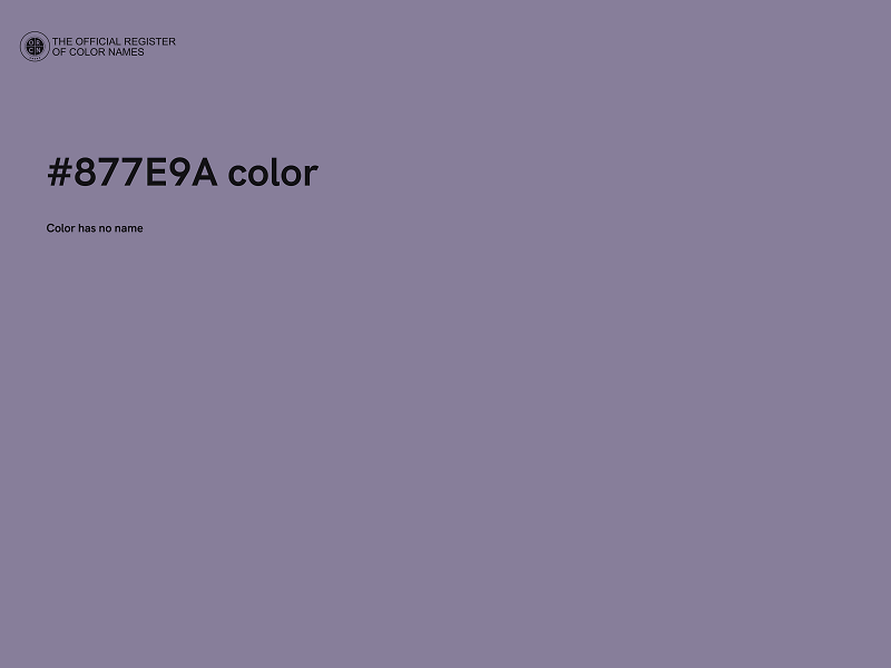 #877E9A color image