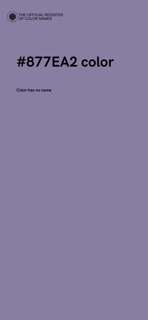 #877EA2 color image