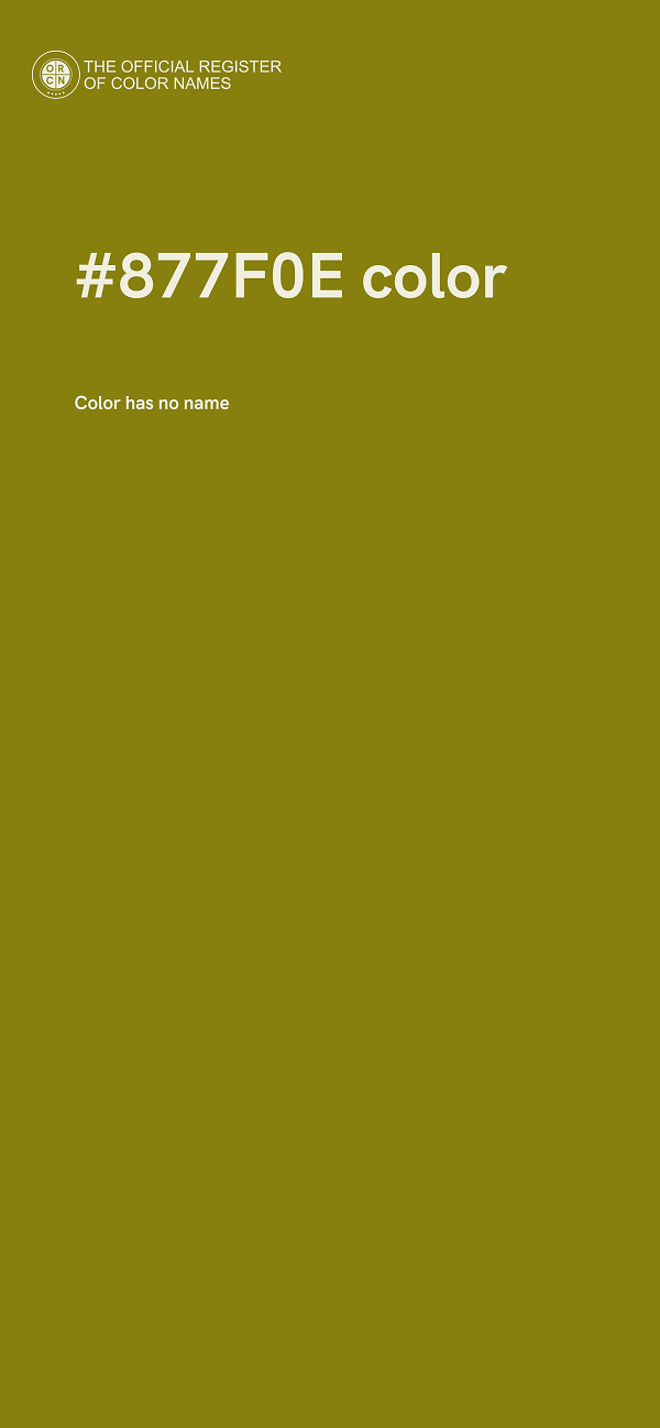 #877F0E color image