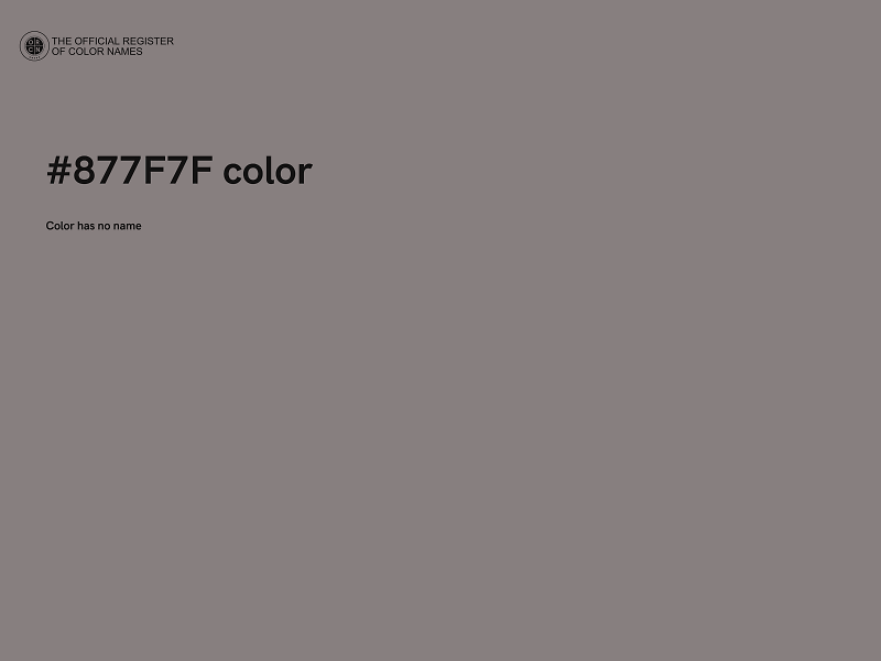 #877F7F color image