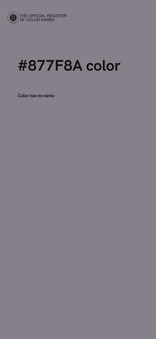 #877F8A color image