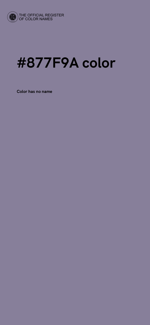 #877F9A color image