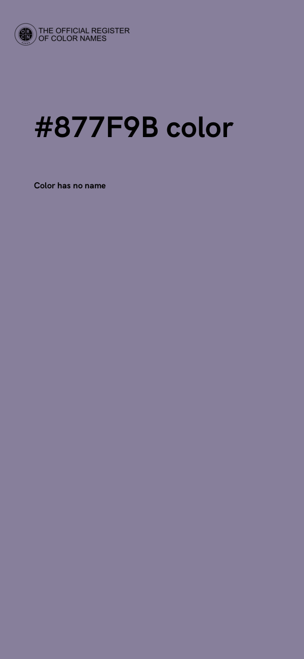 #877F9B color image