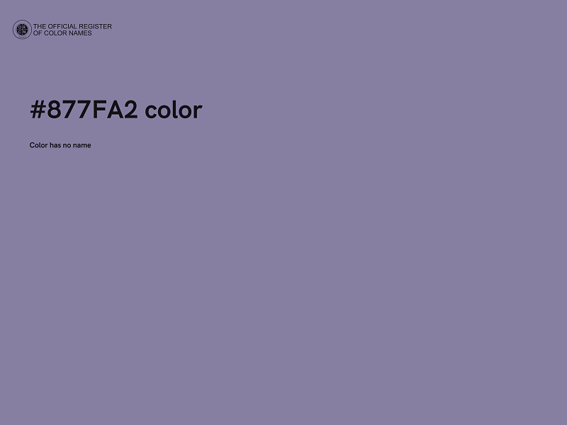 #877FA2 color image