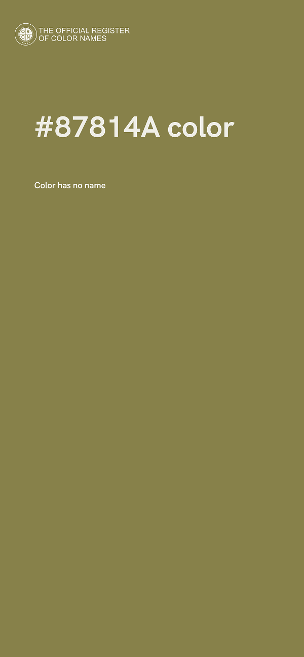 #87814A color image