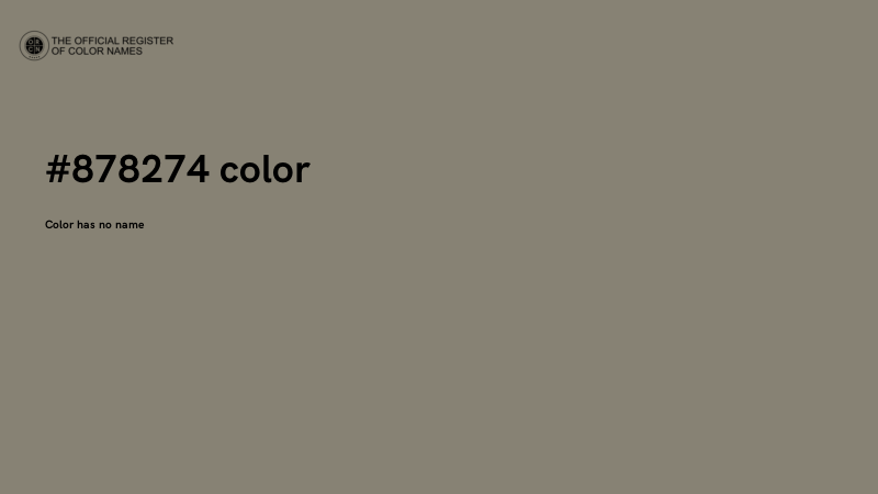 #878274 color image