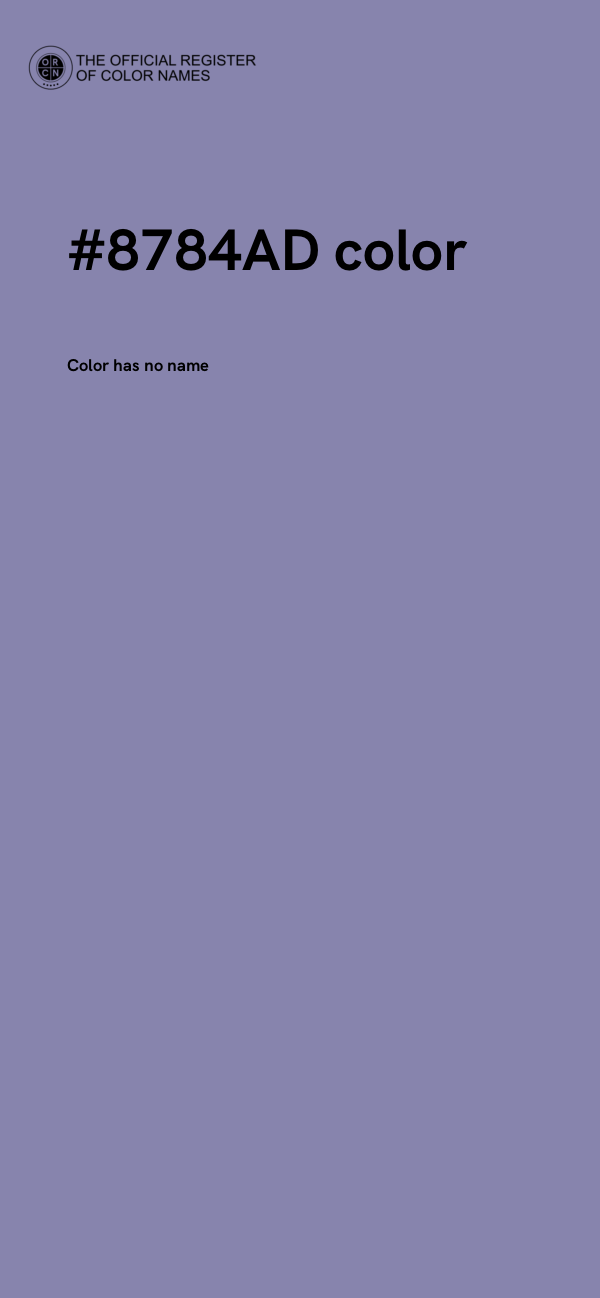 #8784AD color image