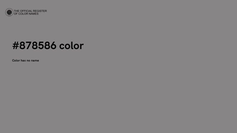 #878586 color image