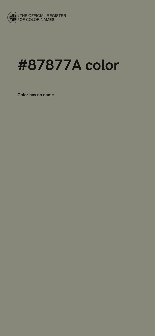 #87877A color image