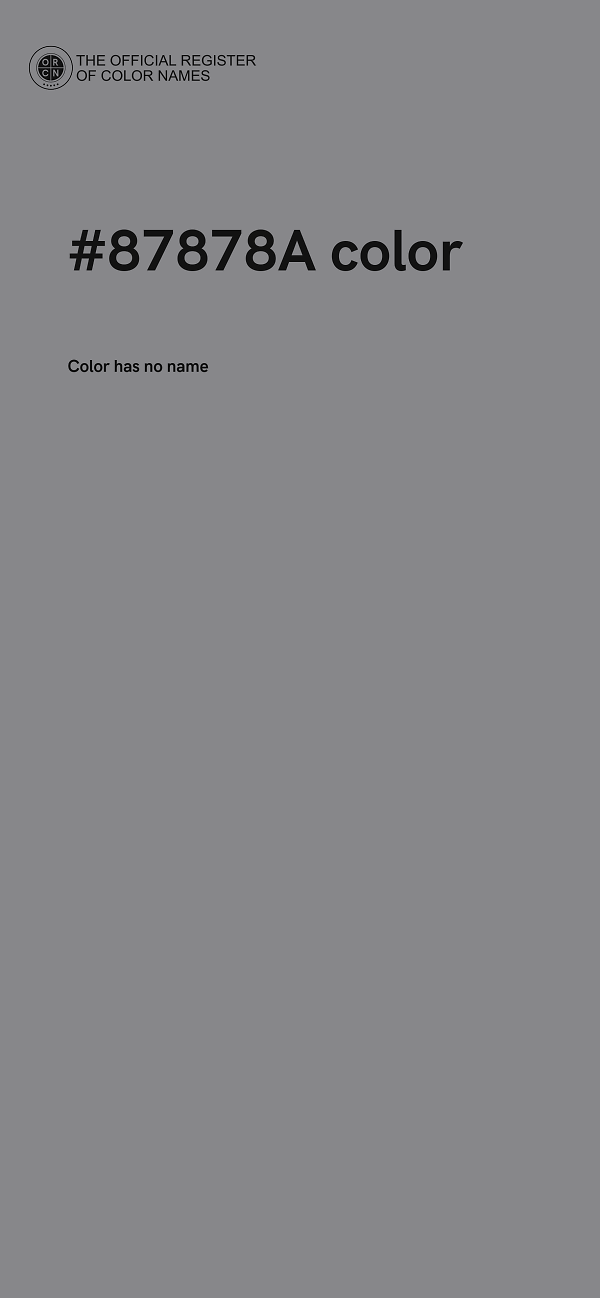 #87878A color image
