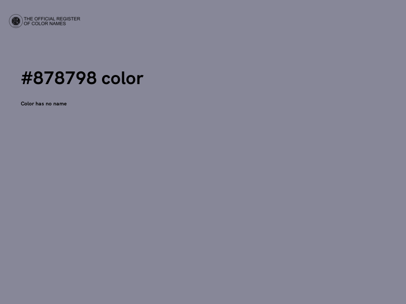 #878798 color image