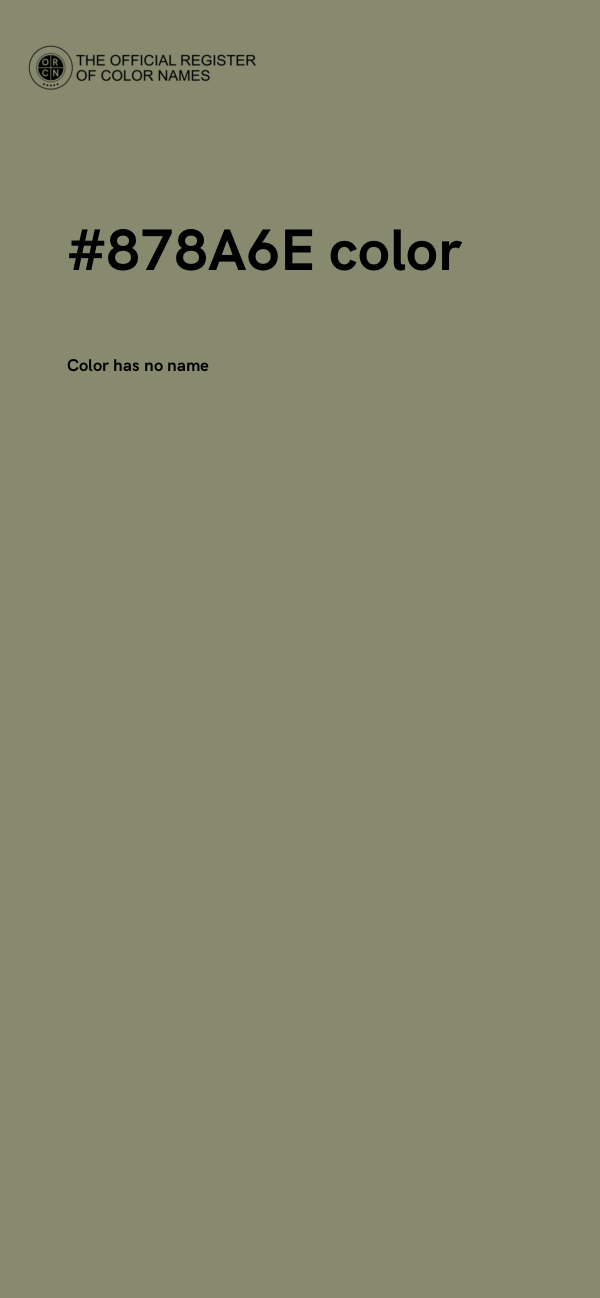 #878A6E color image