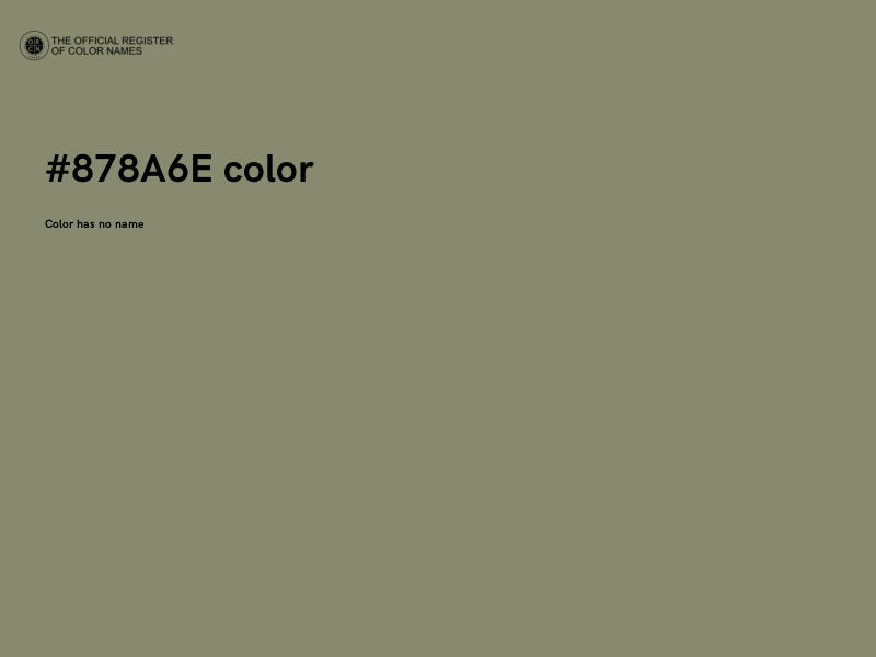 #878A6E color image