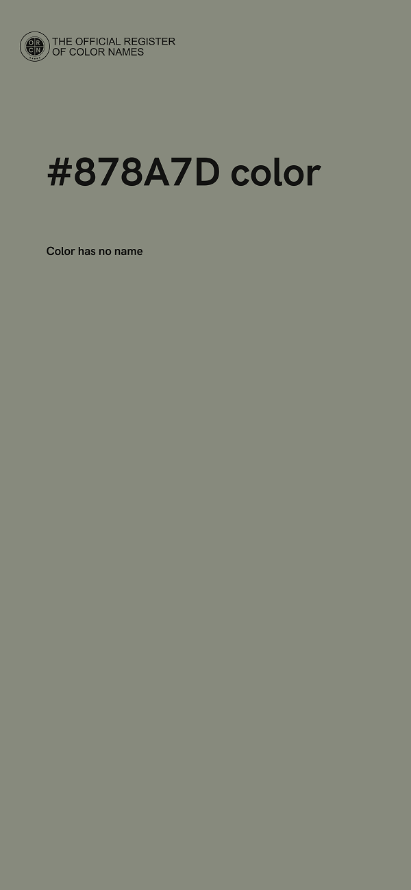 #878A7D color image