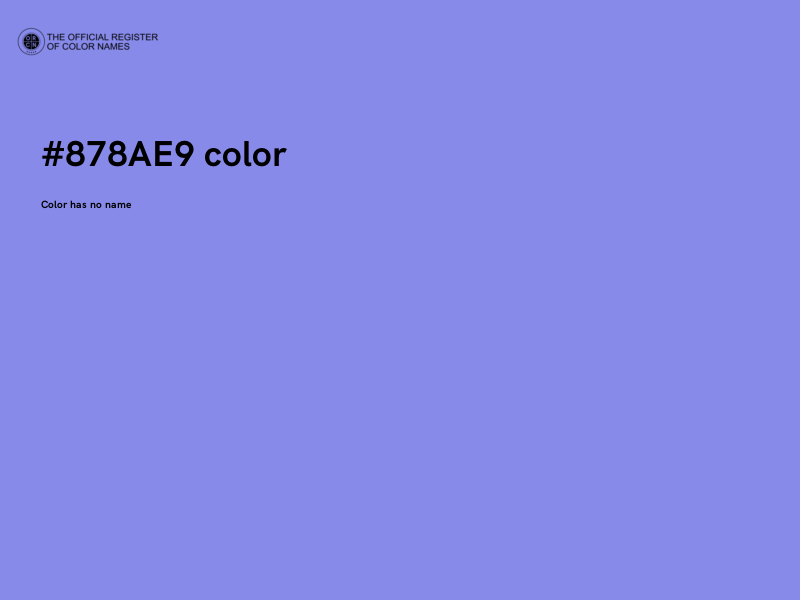 #878AE9 color image