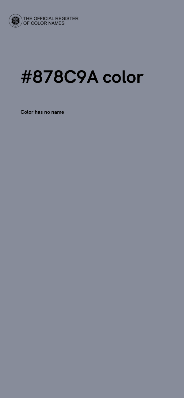 #878C9A color image