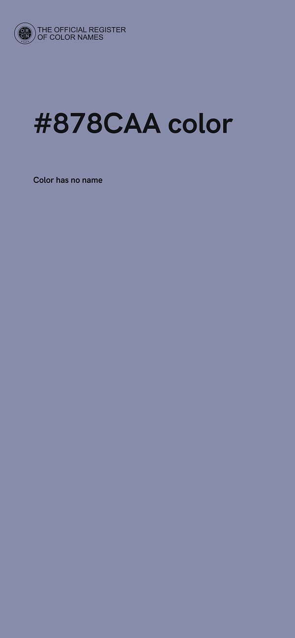 #878CAA color image