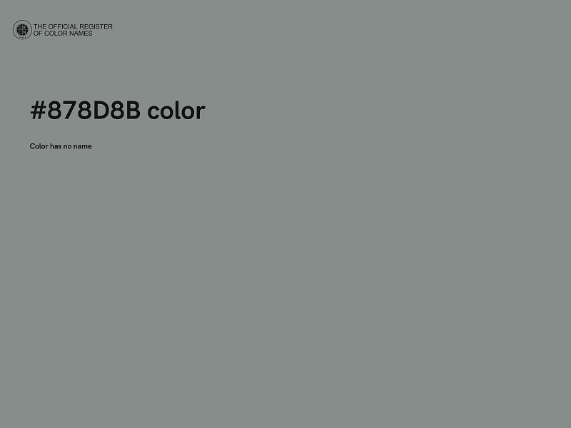 #878D8B color image