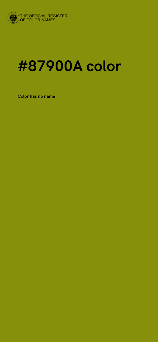 #87900A color image