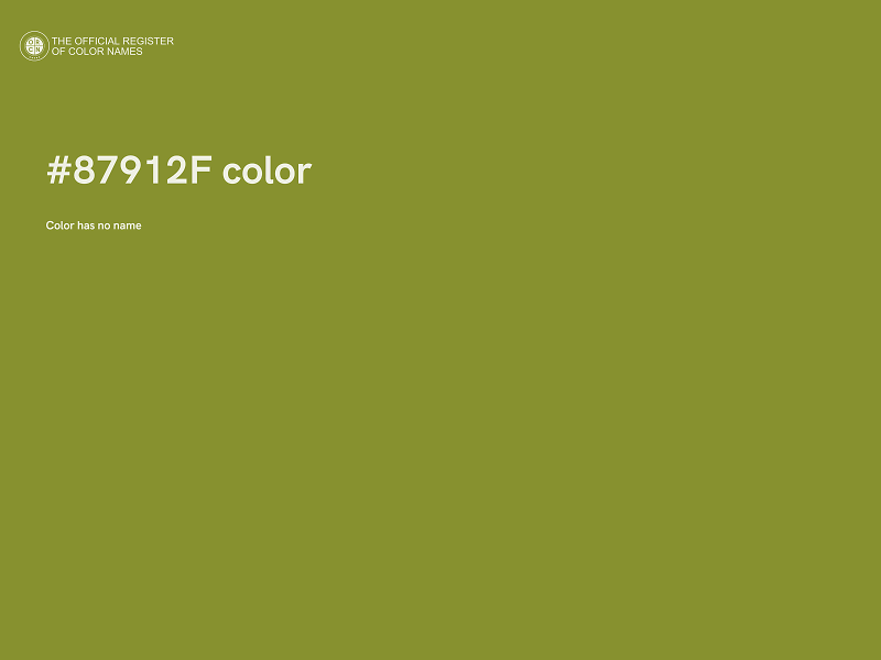 #87912F color image