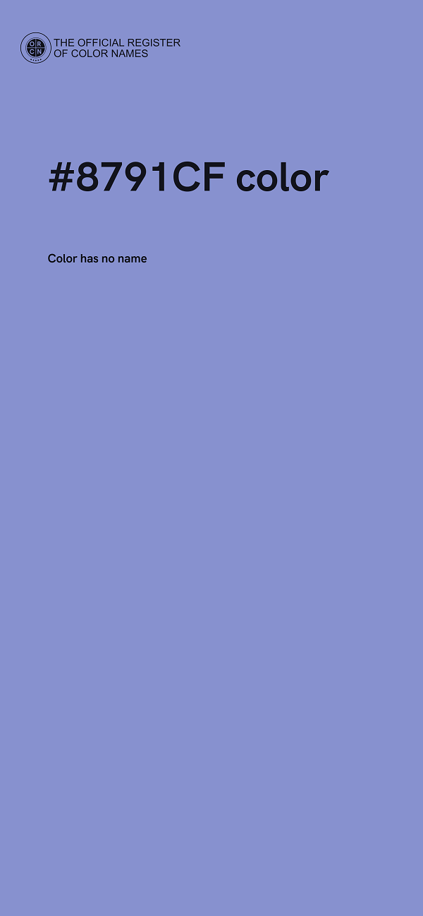 #8791CF color image