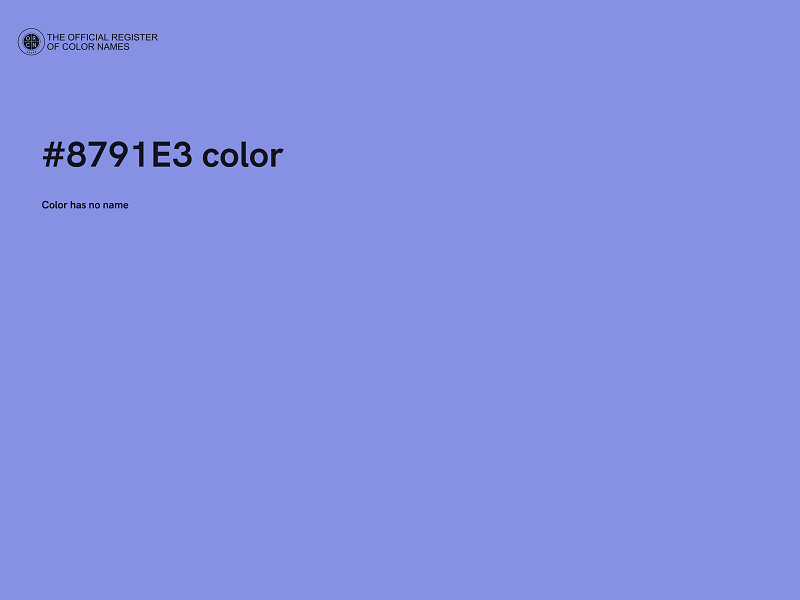 #8791E3 color image