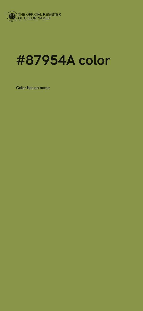 #87954A color image