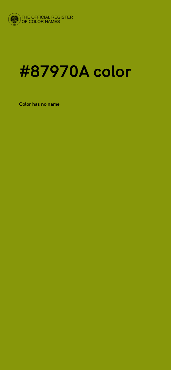 #87970A color image