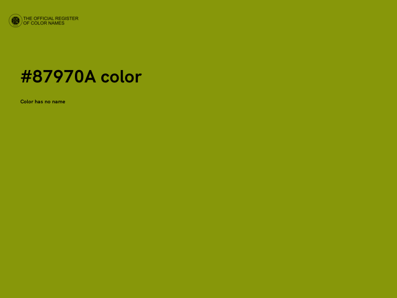 #87970A color image