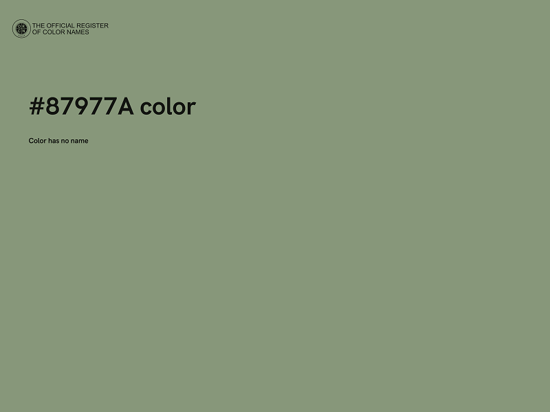 #87977A color image
