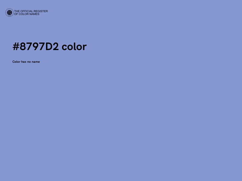 #8797D2 color image