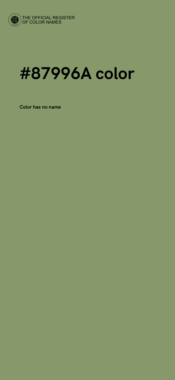 #87996A color image