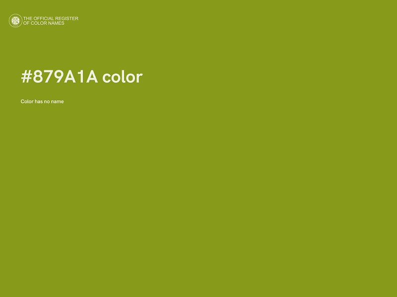 #879A1A color image