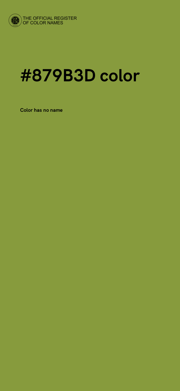 #879B3D color image