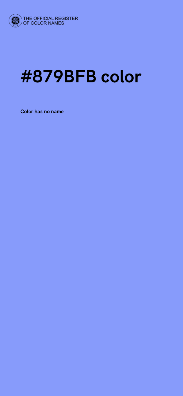 #879BFB color image