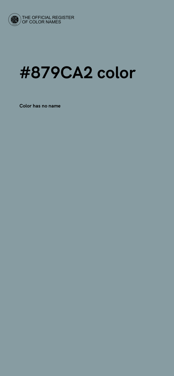 #879CA2 color image