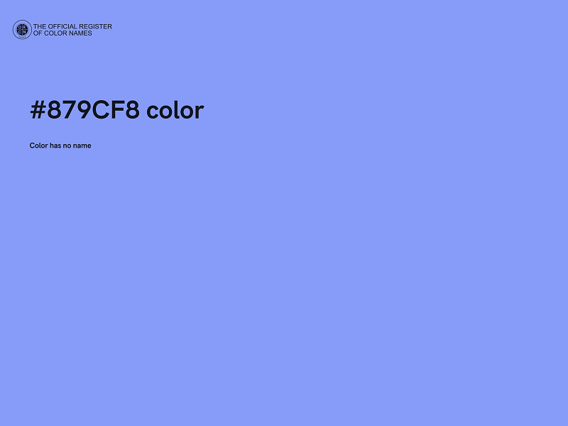 #879CF8 color image