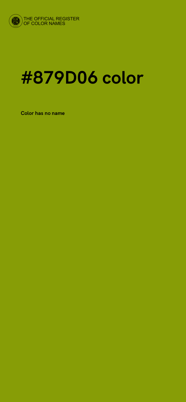 #879D06 color image