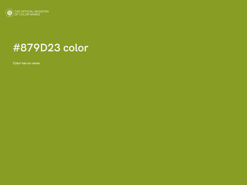 #879D23 color image