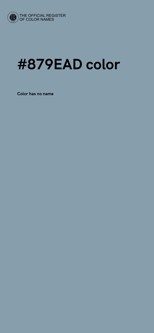 #879EAD color image