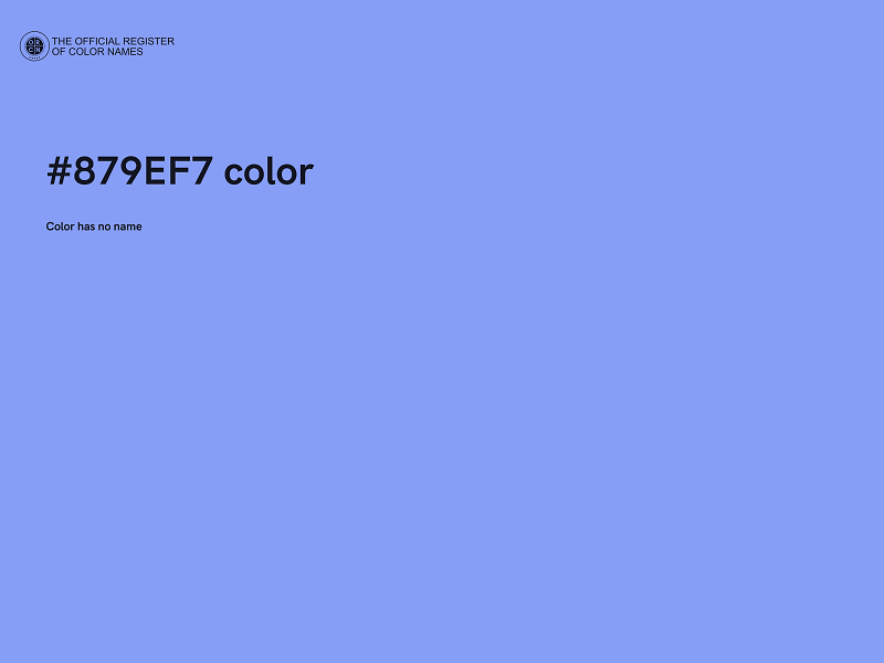 #879EF7 color image
